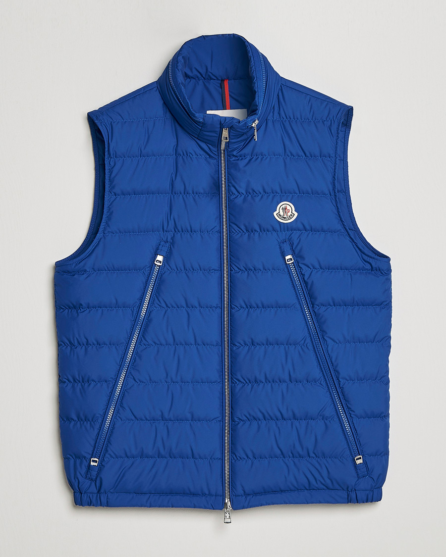 Uomini | Gilet | Moncler | Albyt Down Vest Royal Blue