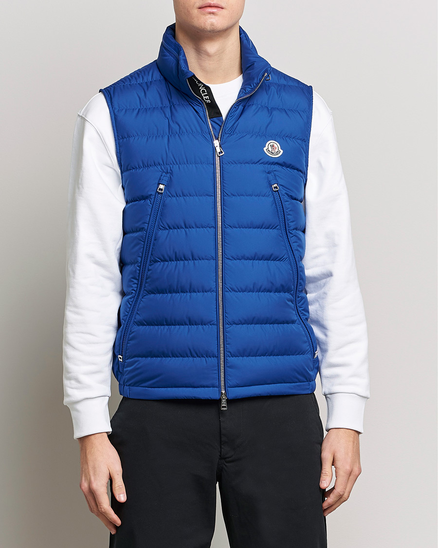 Uomini | Gilet | Moncler | Albyt Down Vest Royal Blue