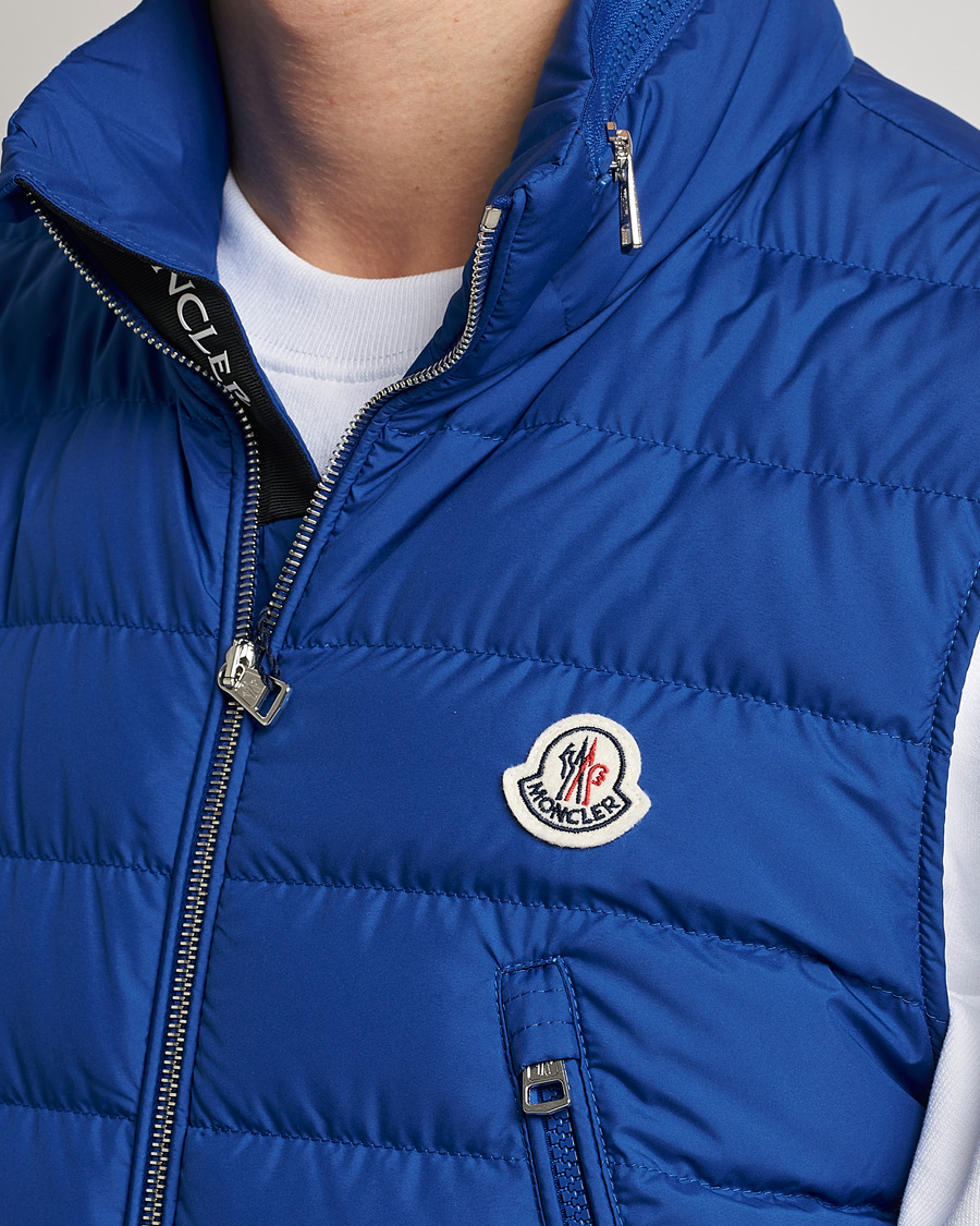 Uomini | Gilet | Moncler | Albyt Down Vest Royal Blue