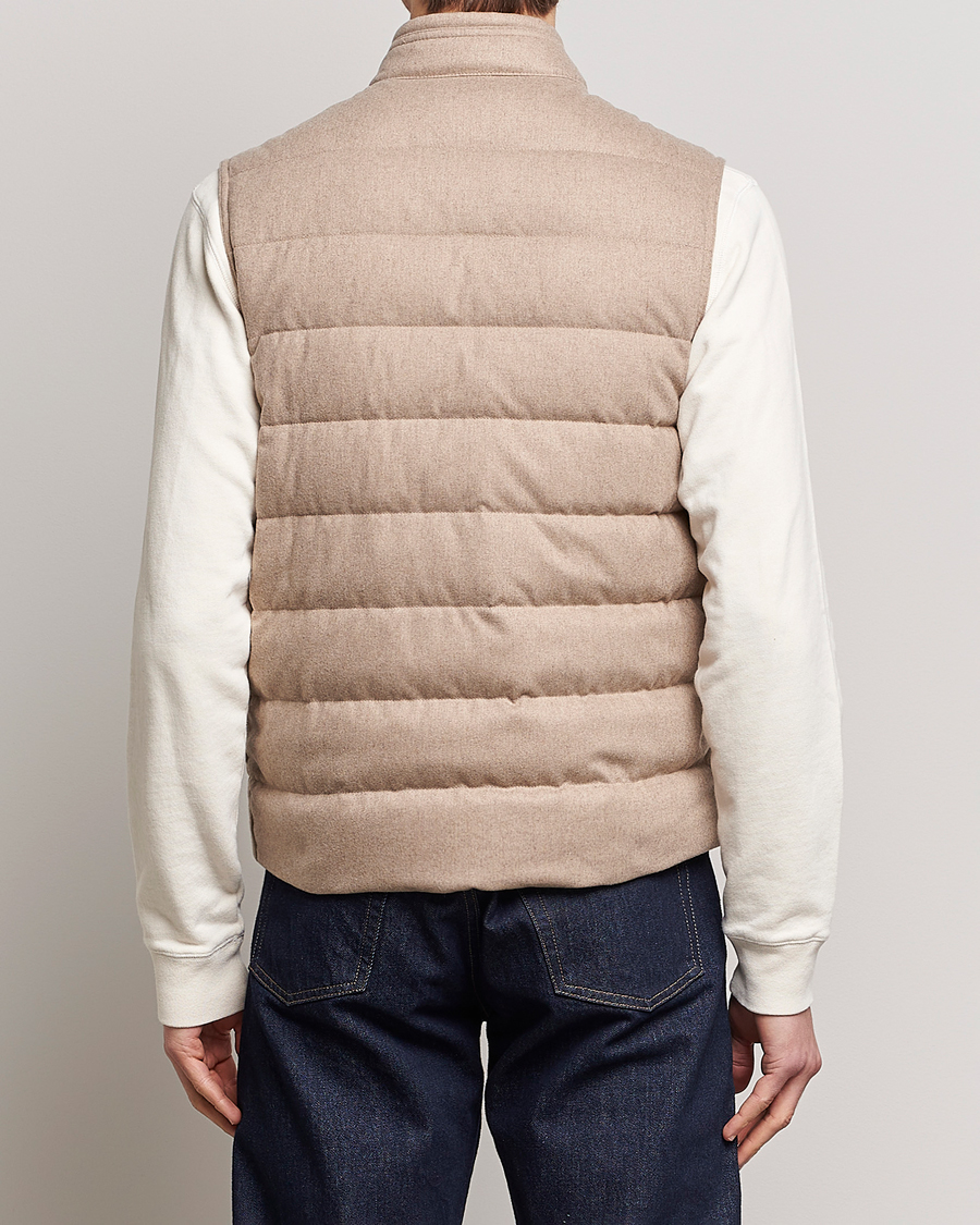 Uomini | Gilet | Moncler | Gallienne Flannel Vest Light Grey