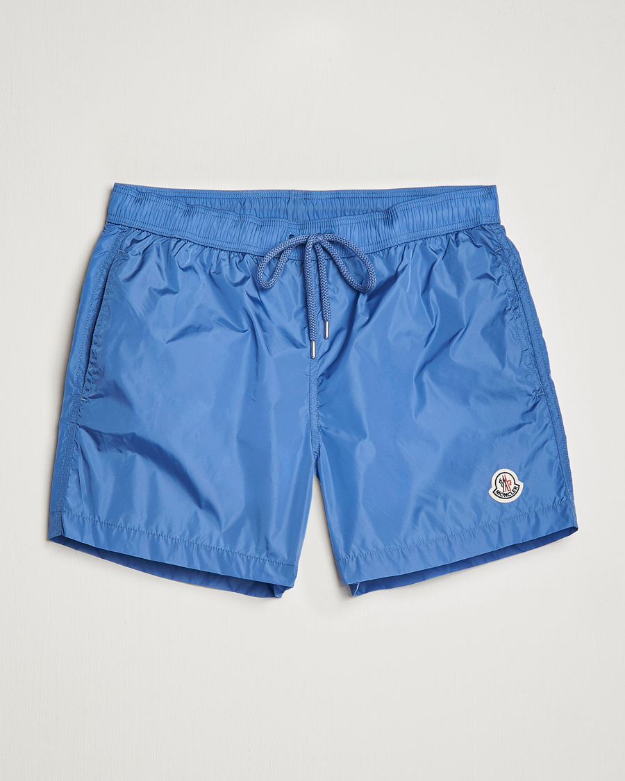 Uomini | Costumi da bagno | Moncler | Nylon Swim Trunks Light Blue