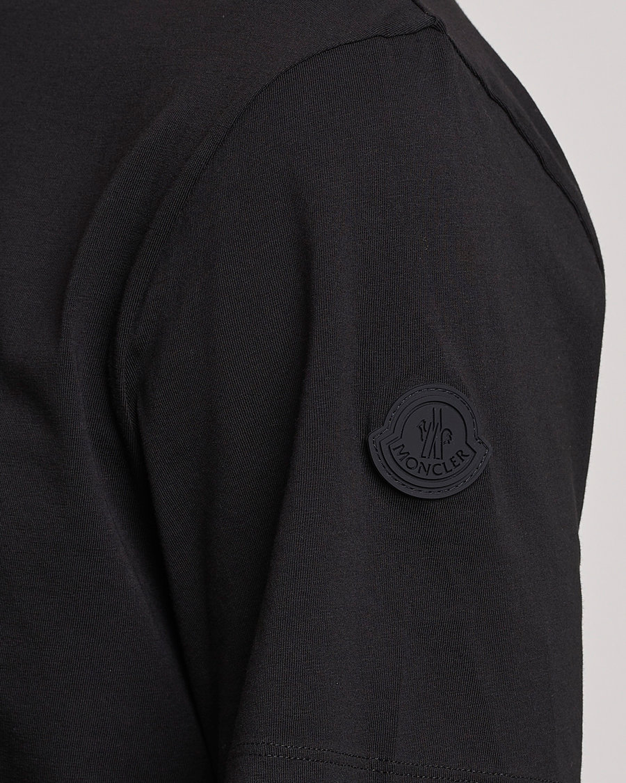 Uomini | T-shirt | Moncler | Lettering T-Shirt Black