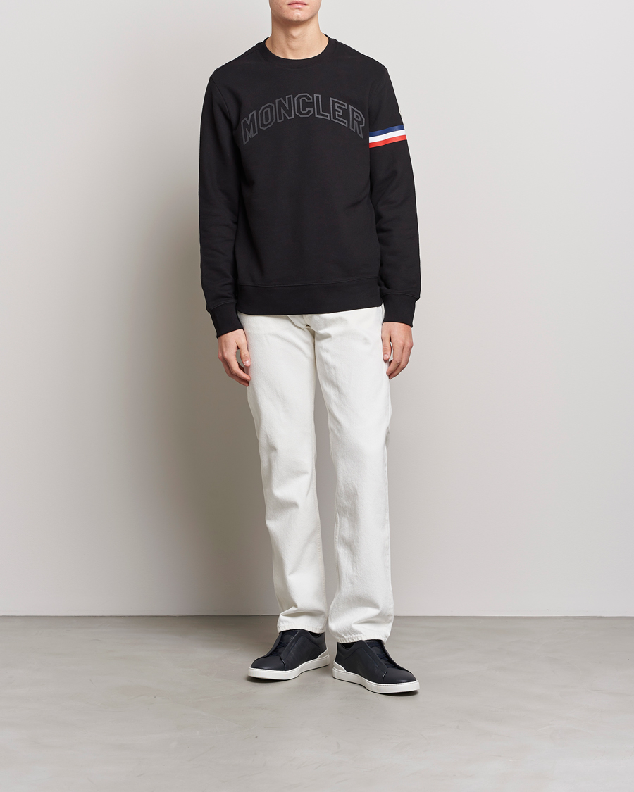 Uomini | Maglieria | Moncler | Armband Logo Sweatshirt Black