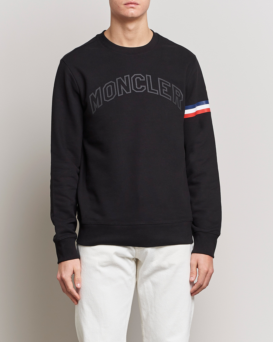 Uomini | Maglieria | Moncler | Armband Logo Sweatshirt Black