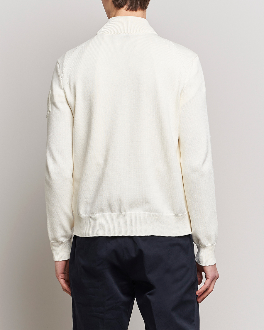 Uomini | Maglieria | Moncler | Zip Padded Cardigan Off White