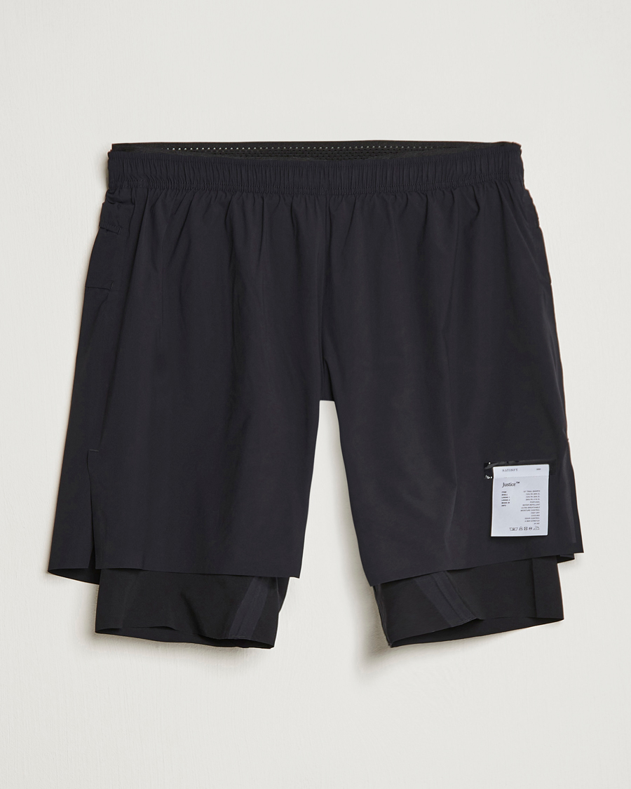 Uomini | Pantaloncini | Satisfy | Justice 10 Inch Trail Shorts Black