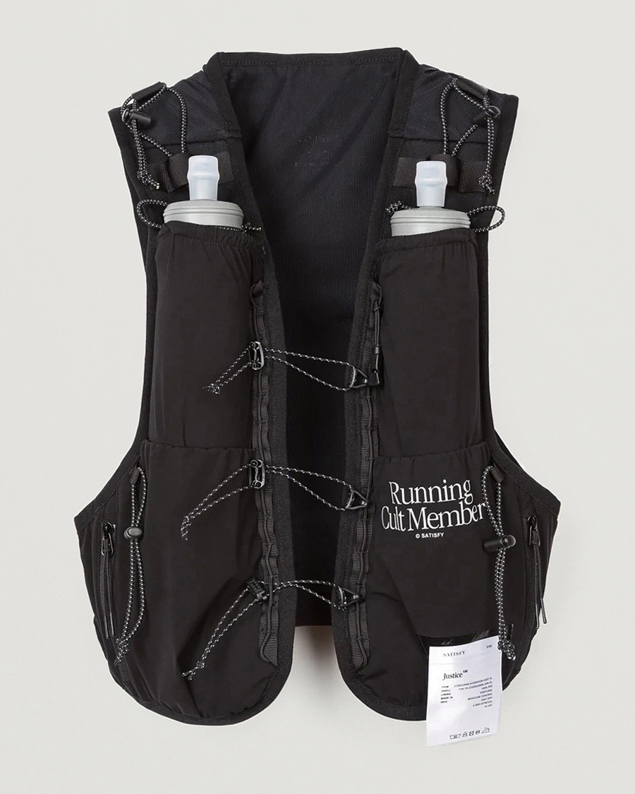 Uomini | Satisfy Justice Cordura Hydration Vest Black | Satisfy | Justice Cordura Hydration Vest Black