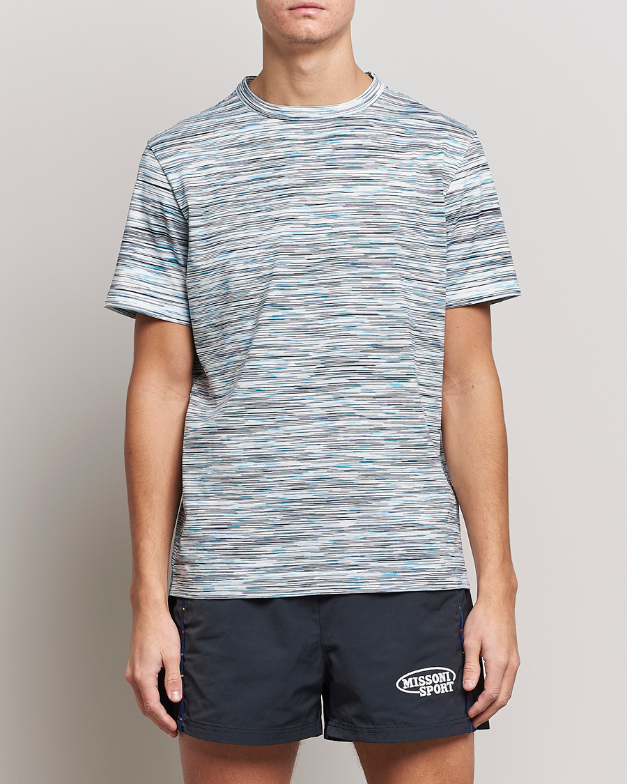 Uomini | T-shirt | Missoni | Fiammato T-Shirt Light Blue