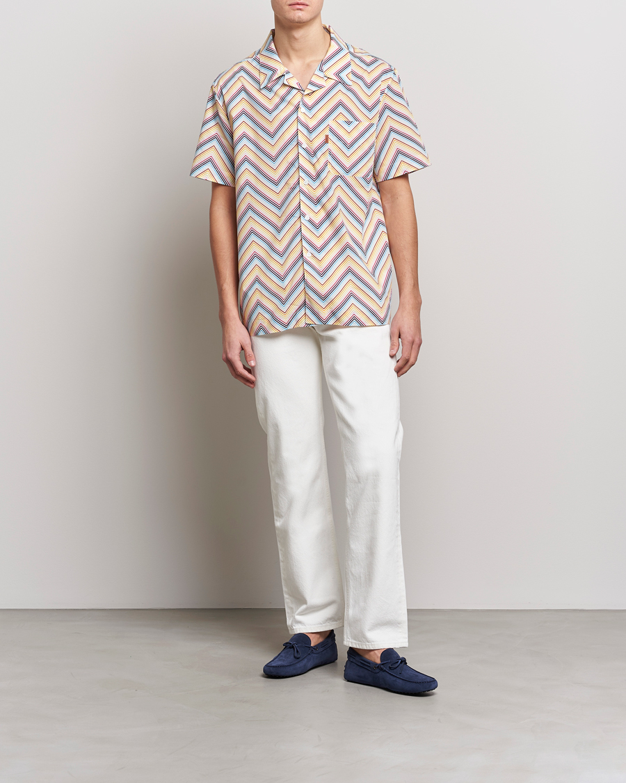 Uomini | Camicie | Missoni | Zig Zag Short Sleeve Shirt Multicolor