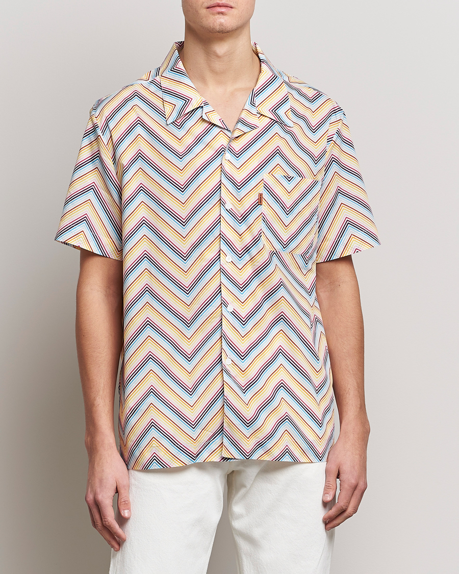 Uomini | Camicie | Missoni | Zig Zag Short Sleeve Shirt Multicolor