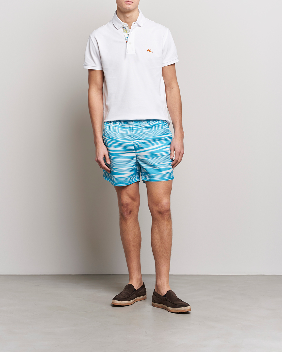 Uomini | Costumi da bagno | Missoni | Space Dye Swim Trunks Light Blue