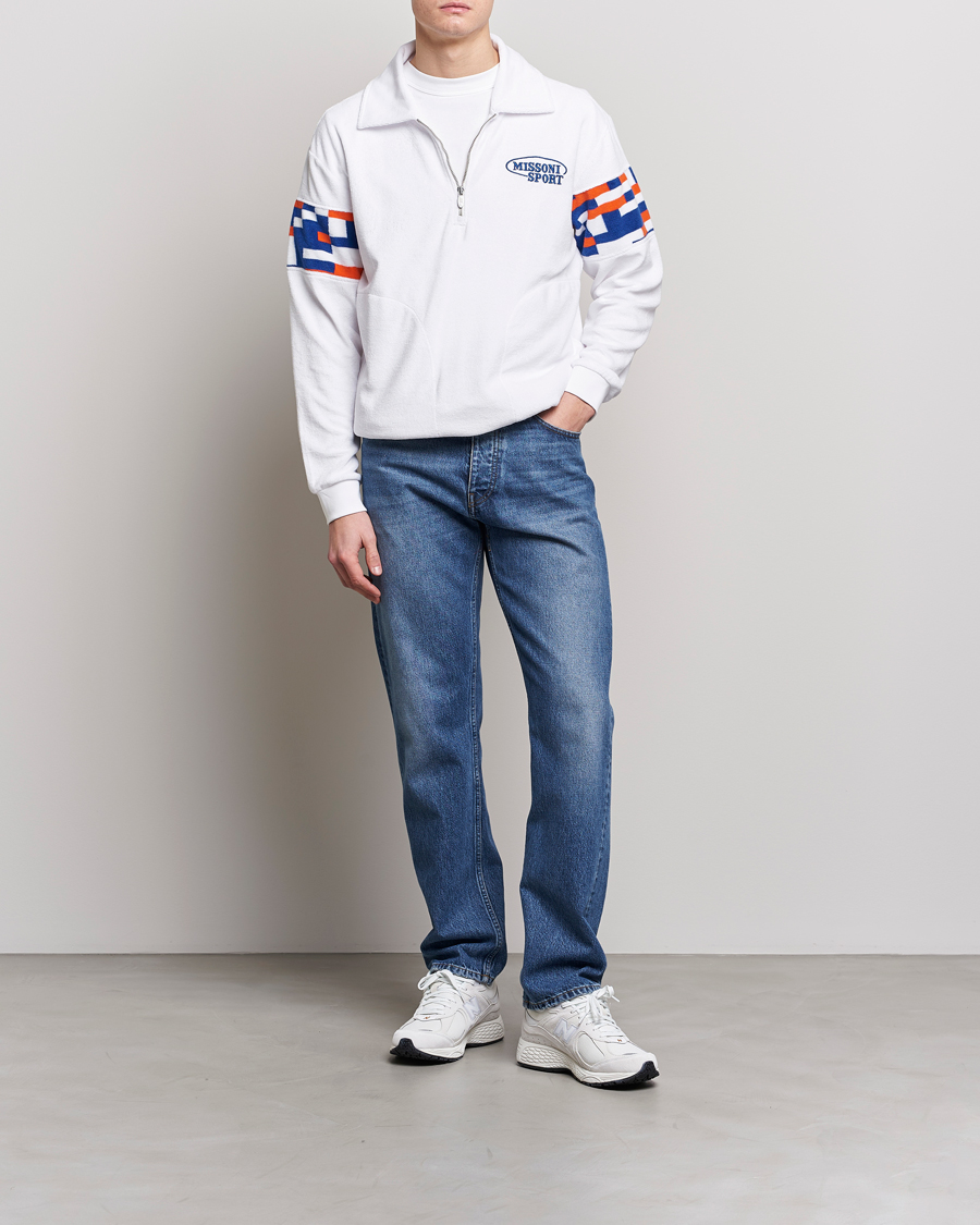 Uomini | Maglieria | Missoni | Sport Half Zip White