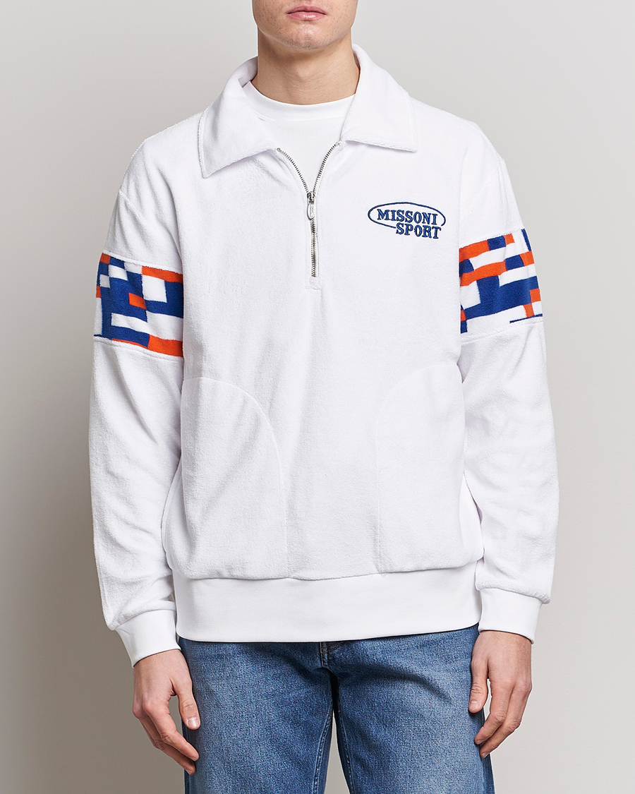 Uomini | Maglieria | Missoni | Sport Half Zip White