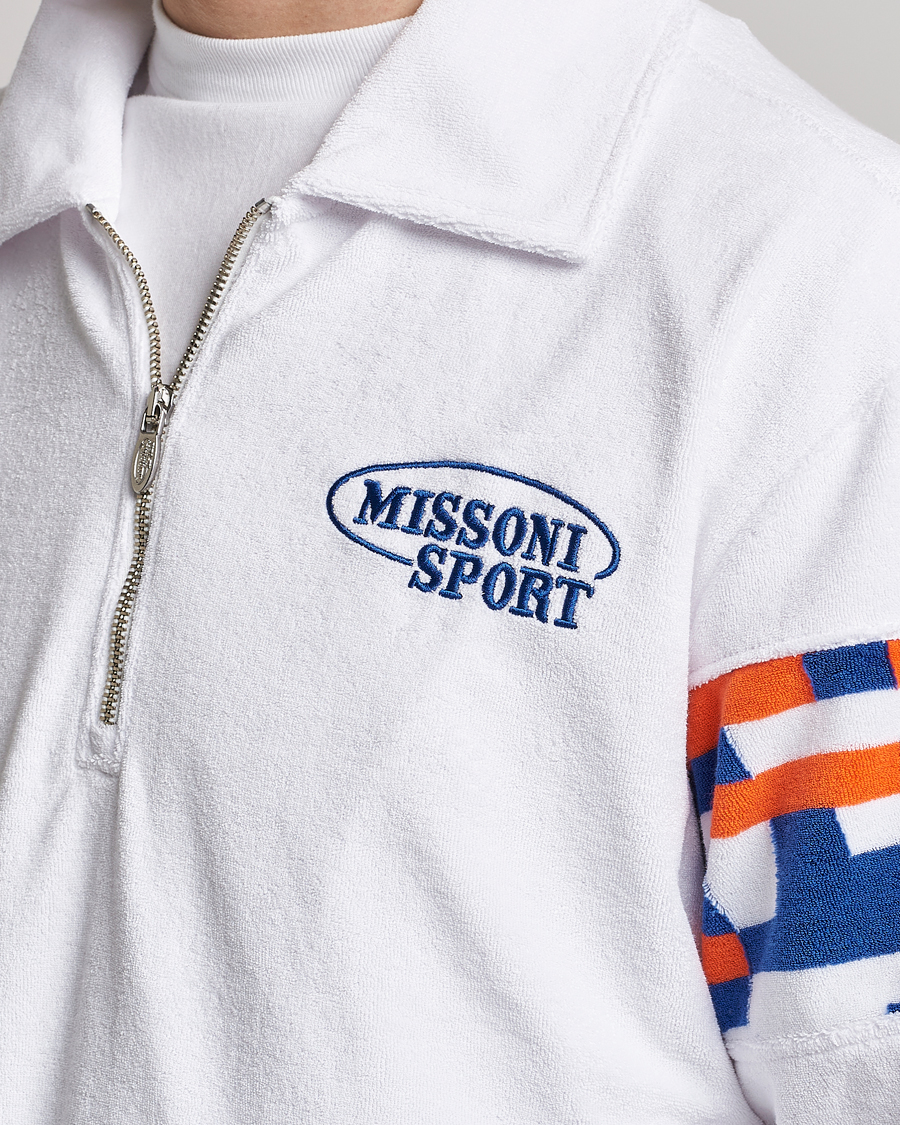 Uomini | Maglieria | Missoni | Sport Half Zip White