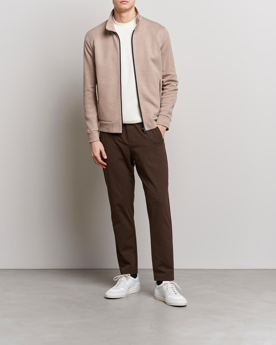 Uomini | Giacche | Harris Wharf London | Loro Piana Cavalry Twill Harrington Jacket Oat