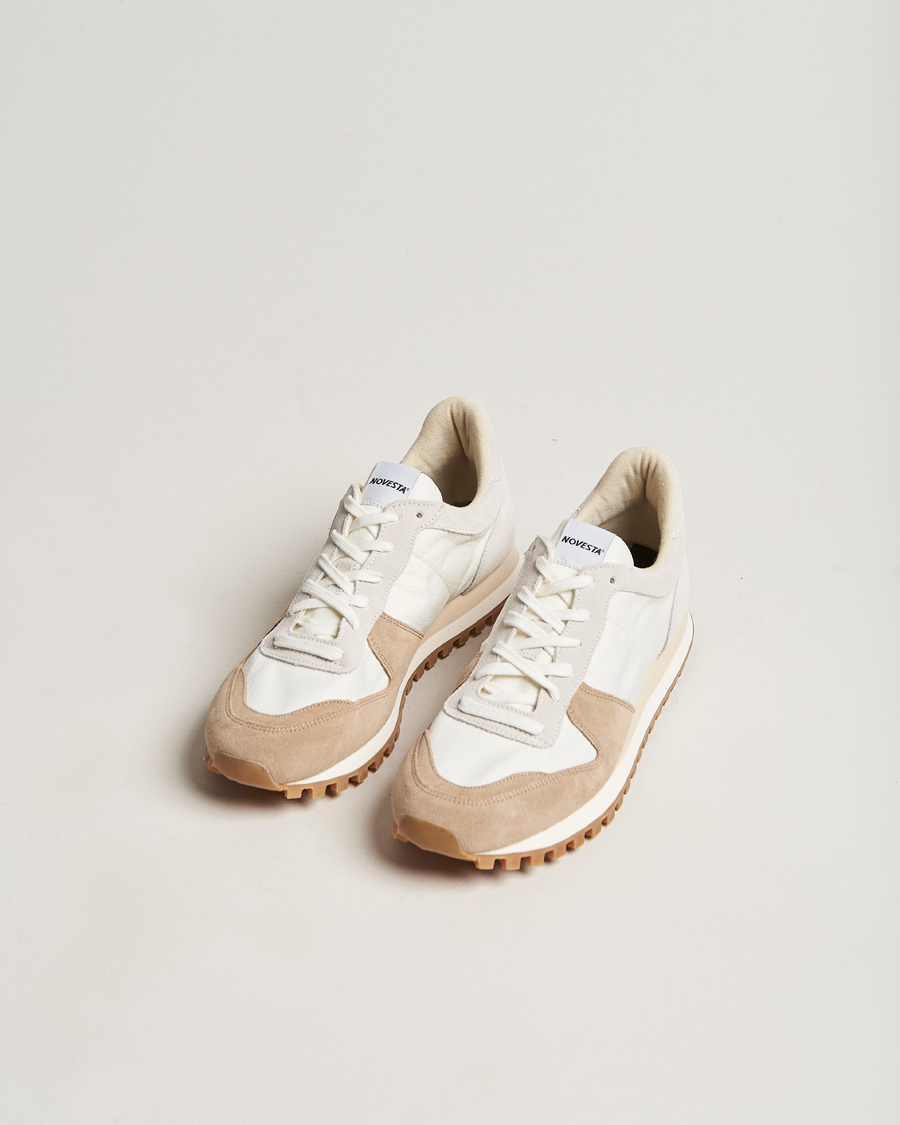Uomini | Sneakers | Novesta | Marathon Trail Running Sneaker White/Beige