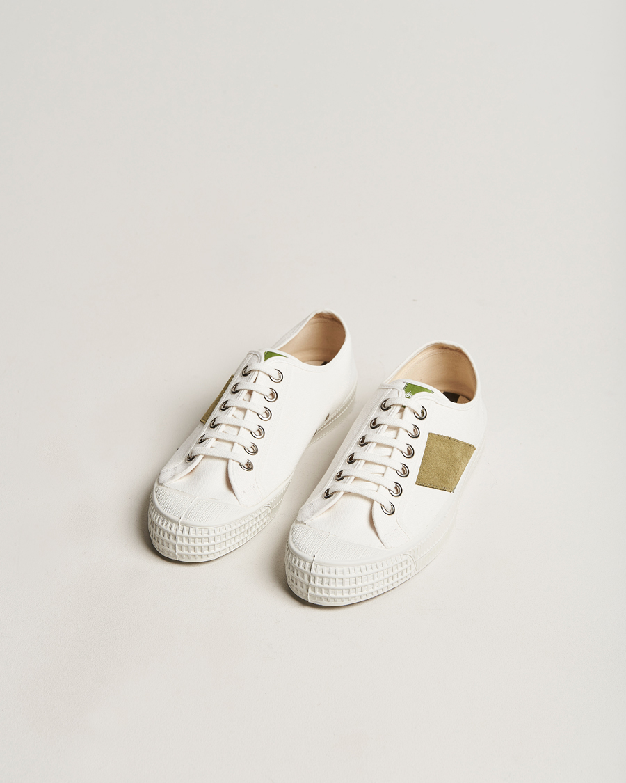 Uomini | Novesta Star Master Organic Cotton Sneaker White/Green | Novesta | Star Master Organic Cotton Sneaker White/Green