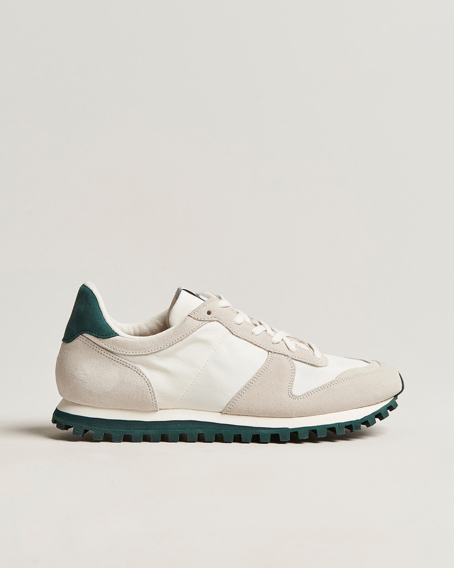 Uomini | Novesta Marathon Trail Running Sneaker White/Green | Novesta | Marathon Trail Running Sneaker White/Green
