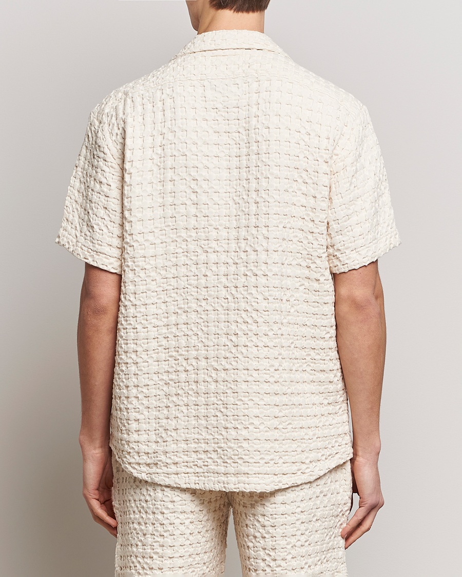 Uomini | Camicie | OAS | Cuba Waffle Shirt Ecru
