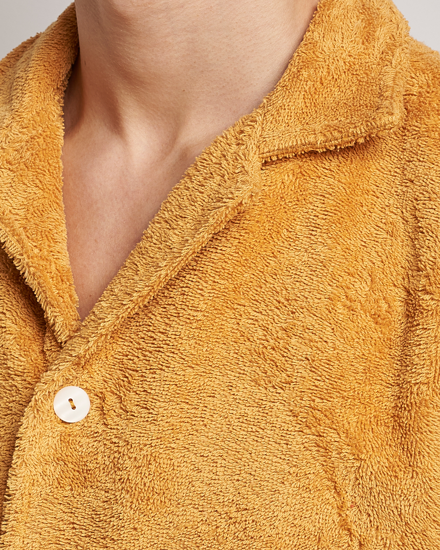 Uomini | Camicie | OAS | Cuba Ruggy Shirt Mustard
