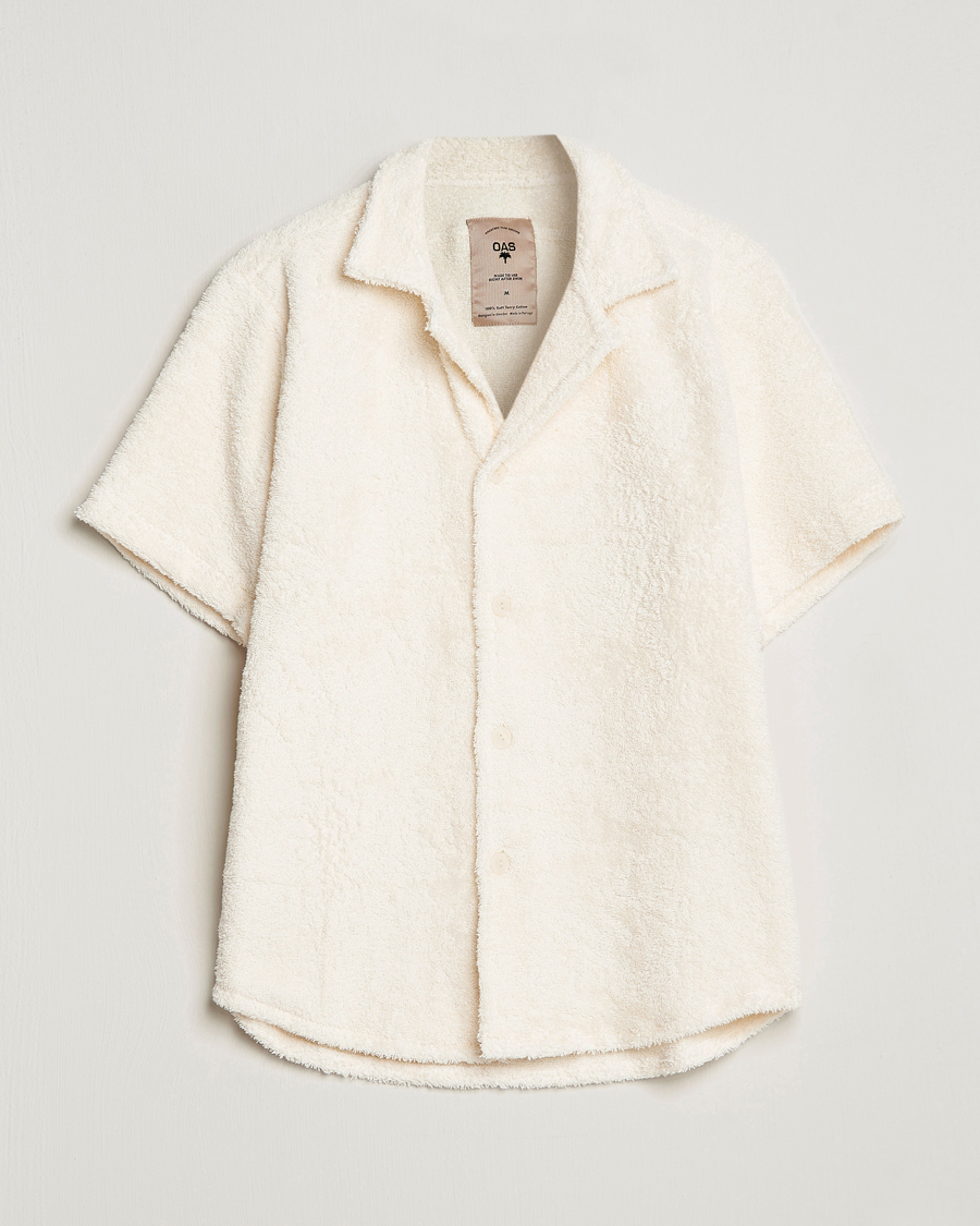 Uomini | Camicie | OAS | Cuba Ruggy Shirt Off White
