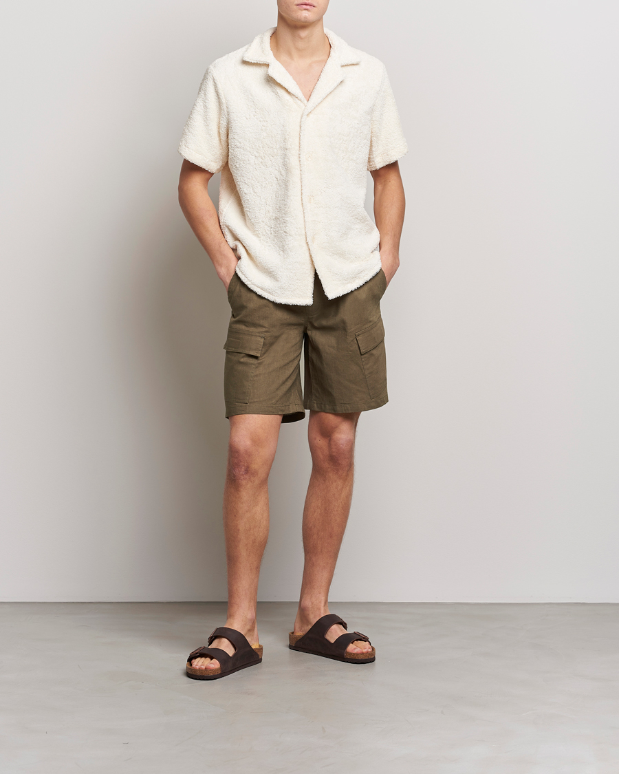 Uomini | Camicie | OAS | Cuba Ruggy Shirt Off White