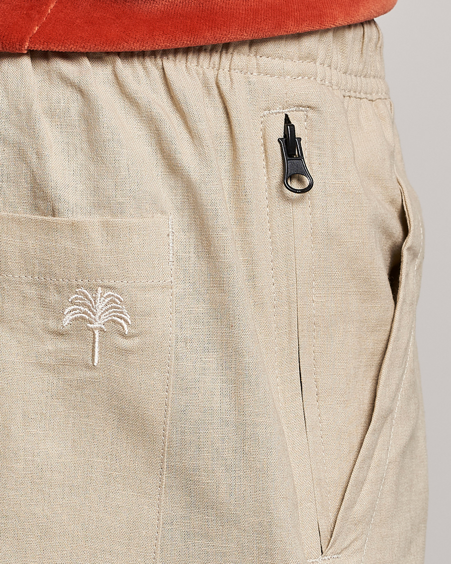 Uomini | Pantaloncini | OAS | Cargo Linen Shorts Beige