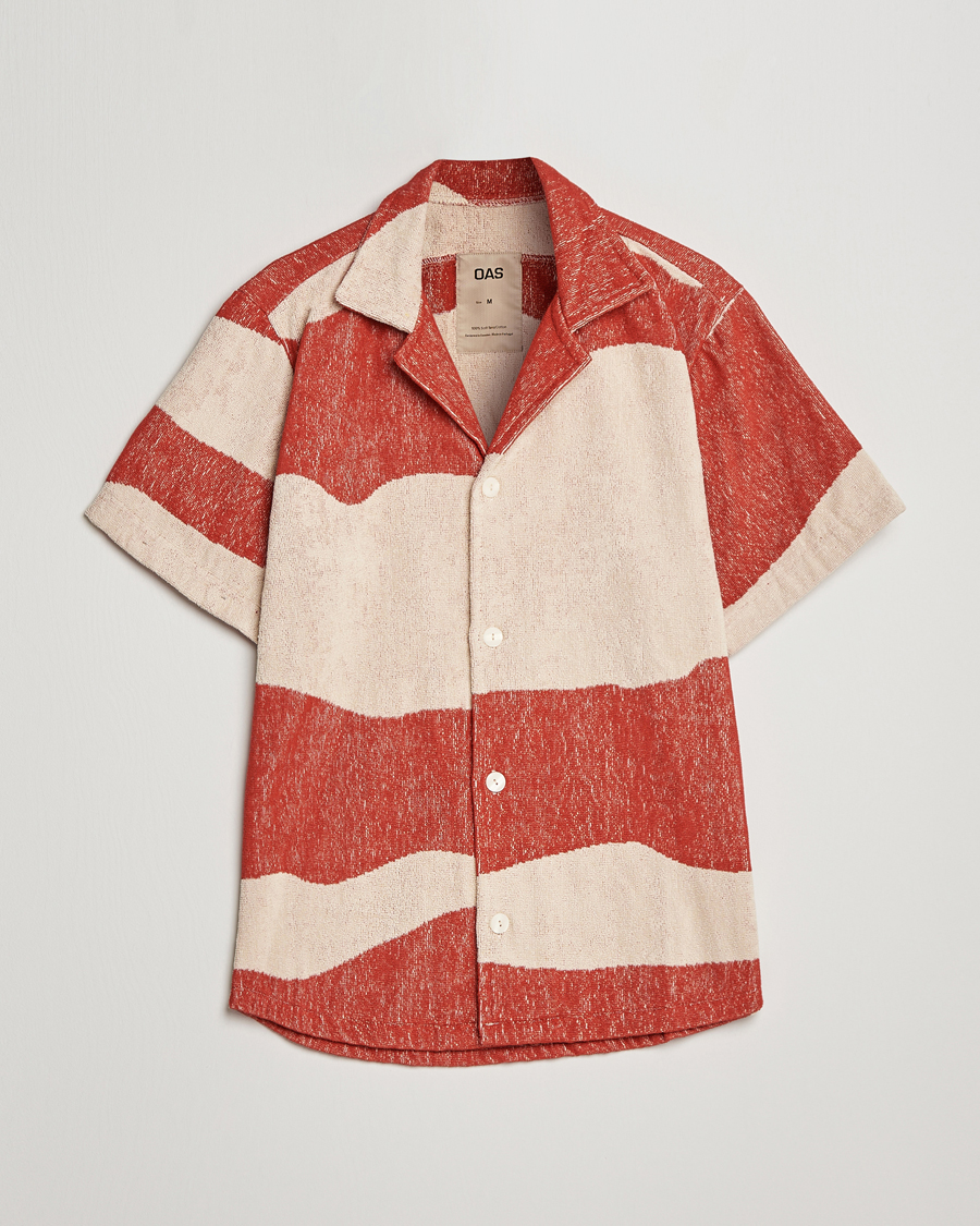 Uomini | Camicie | OAS | Terry Cuba Short Sleeve Shirt Amber Dune