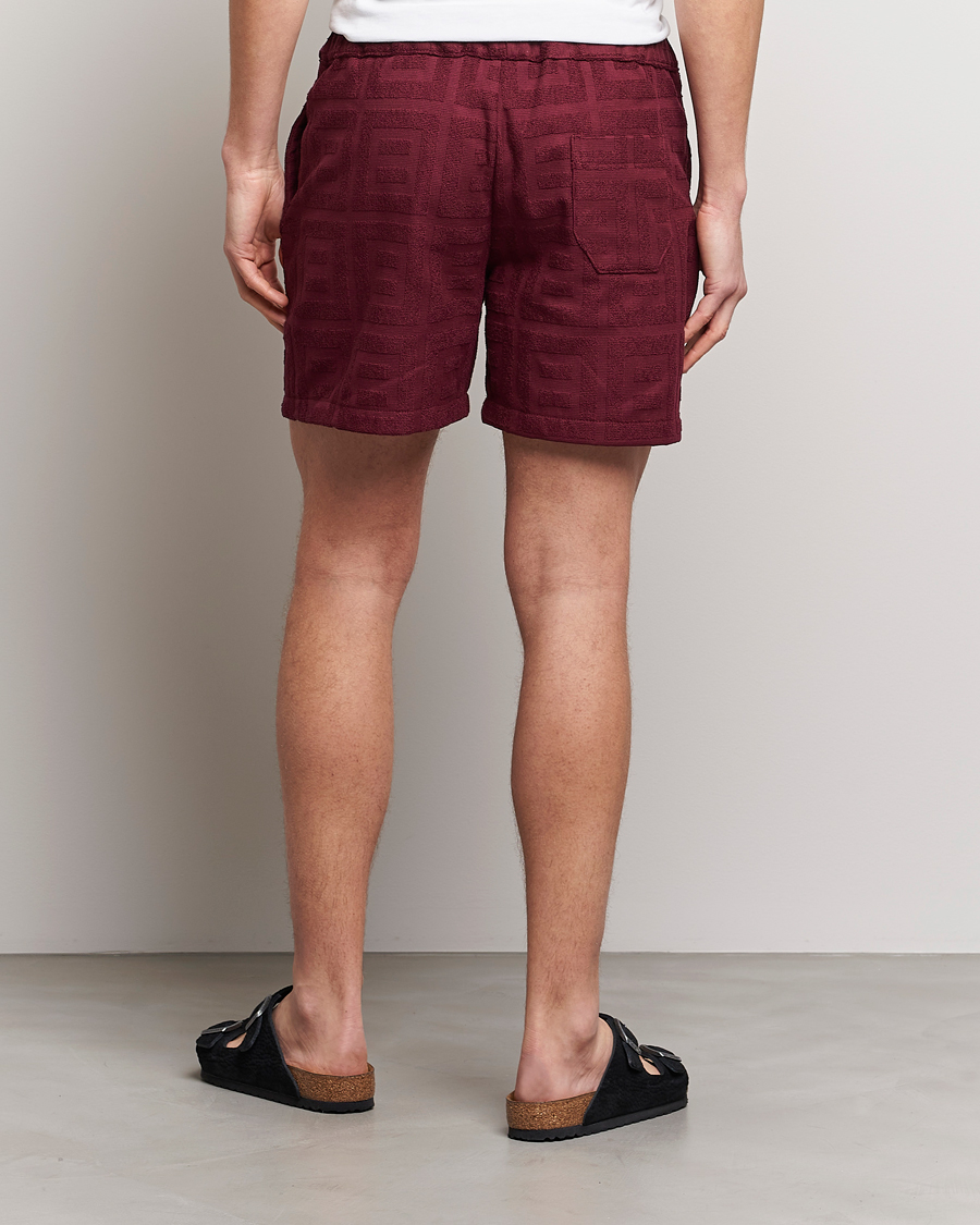 Uomini | Pantaloncini | OAS | Terry Shorts Burgundy