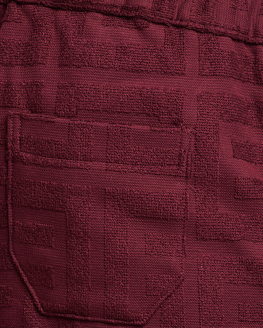 Uomini | Pantaloncini | OAS | Terry Shorts Burgundy