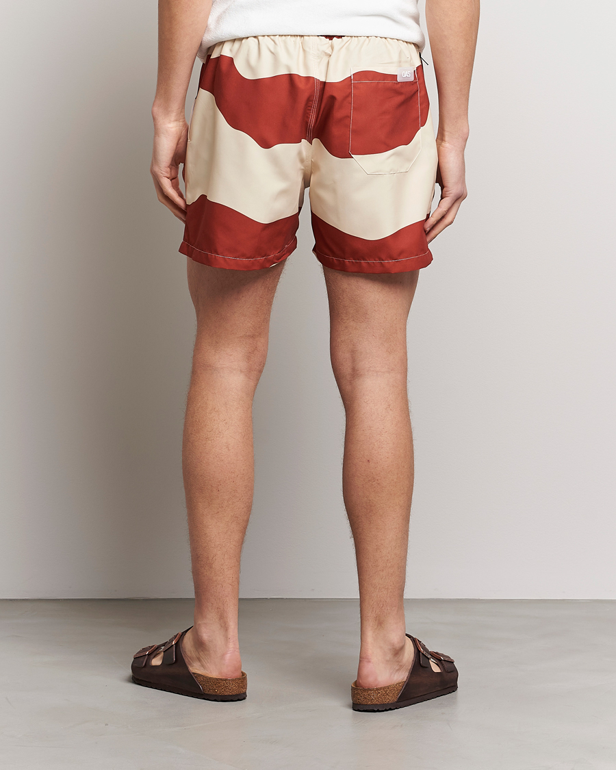 Uomini | Costumi da bagno | OAS | Printed Swimshorts Amber Dune