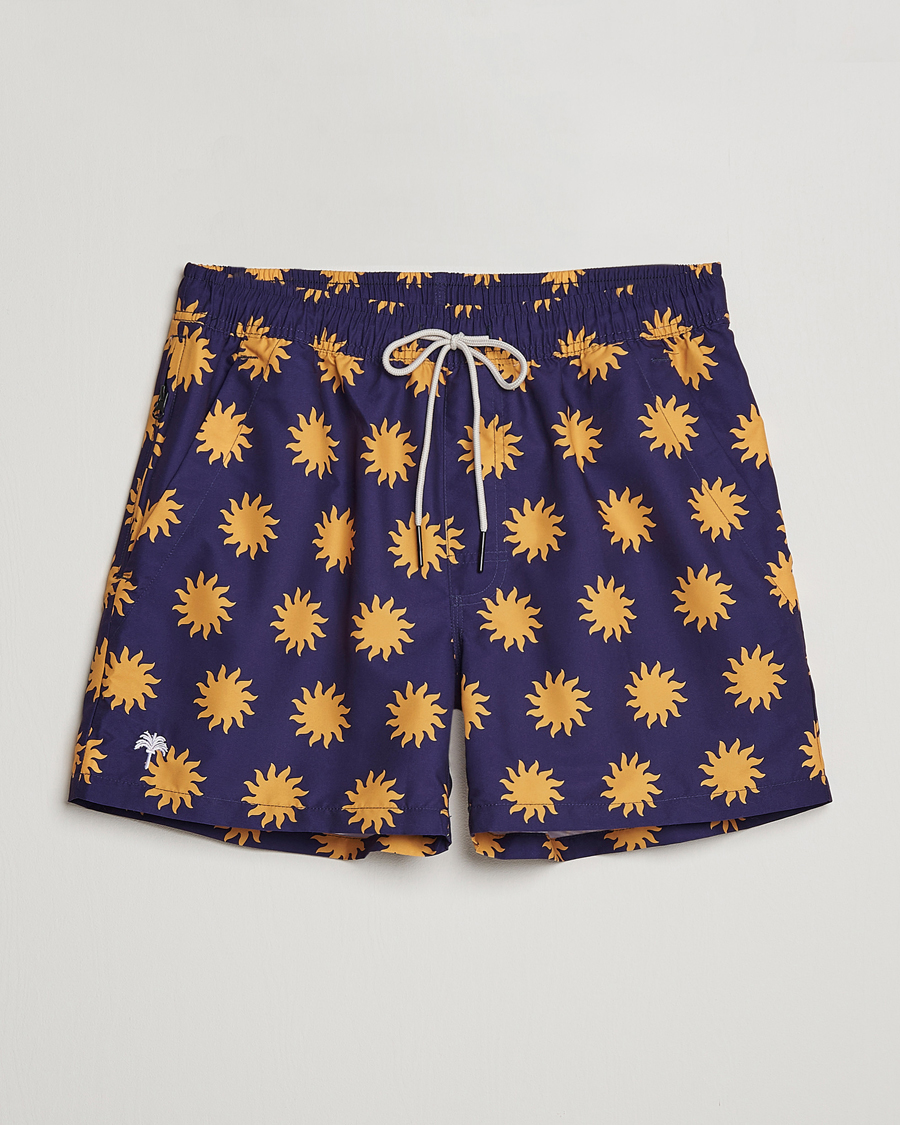 Uomini | Costumi da bagno | OAS | Printed Swimshorts Sunday Sun