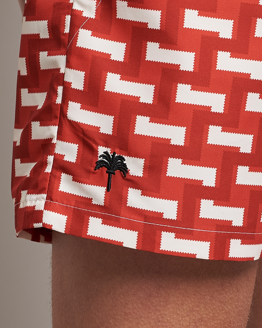 Uomini | Costumi da bagno | OAS | Printed Swimshorts Layer Zig