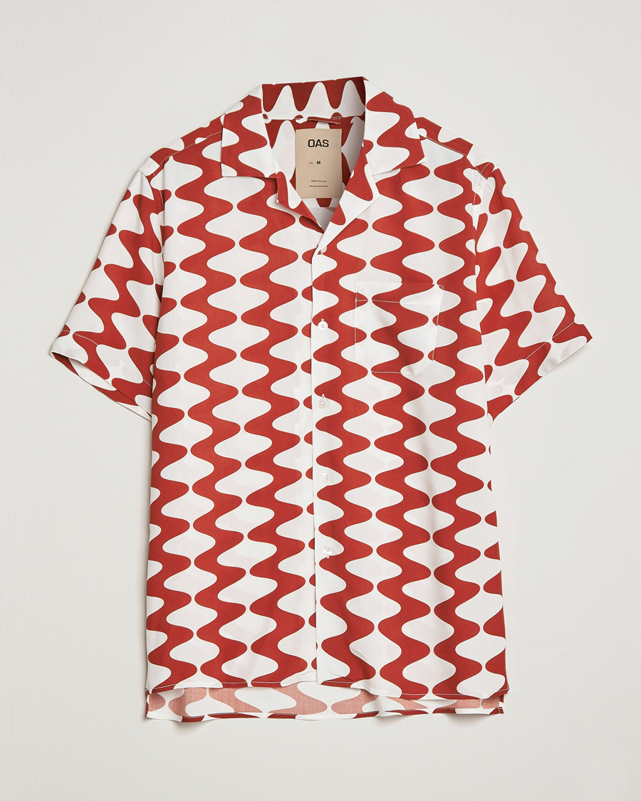 Uomini | Camicie | OAS | Viscose Resort Short Sleeve Shirt Big Lauda