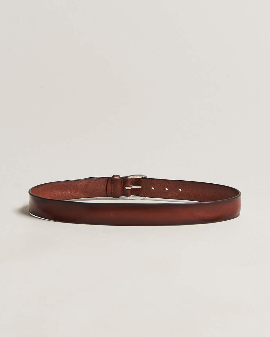 Uomini | Orciani Vachetta Soft Leather Belt 3,5 cm Brown | Orciani | Vachetta Soft Leather Belt 3,5 cm Brown
