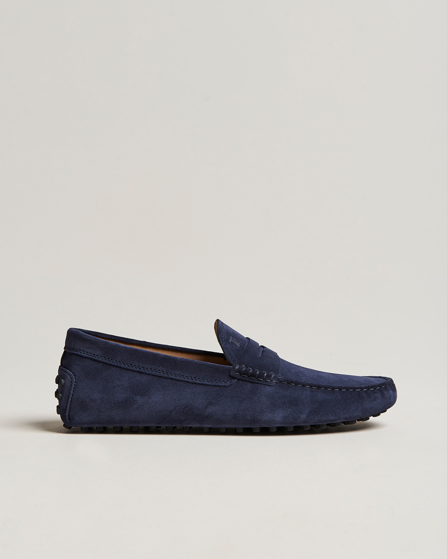 Uomini | Tod's City Gommino Navy Suede | Tod's | City Gommino Navy Suede