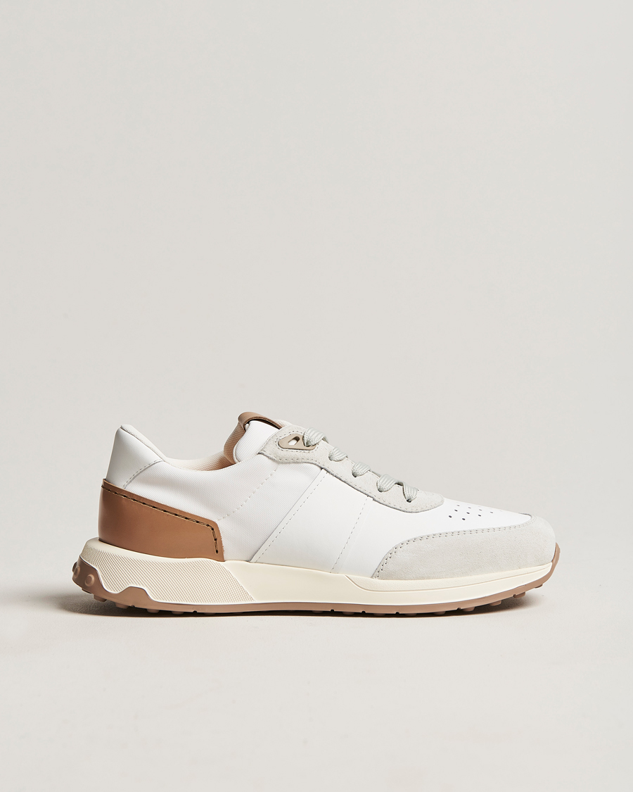 Uomini | Tod's Luxury Running Sneakers White Calf | Tod's | Luxury Running Sneakers White Calf
