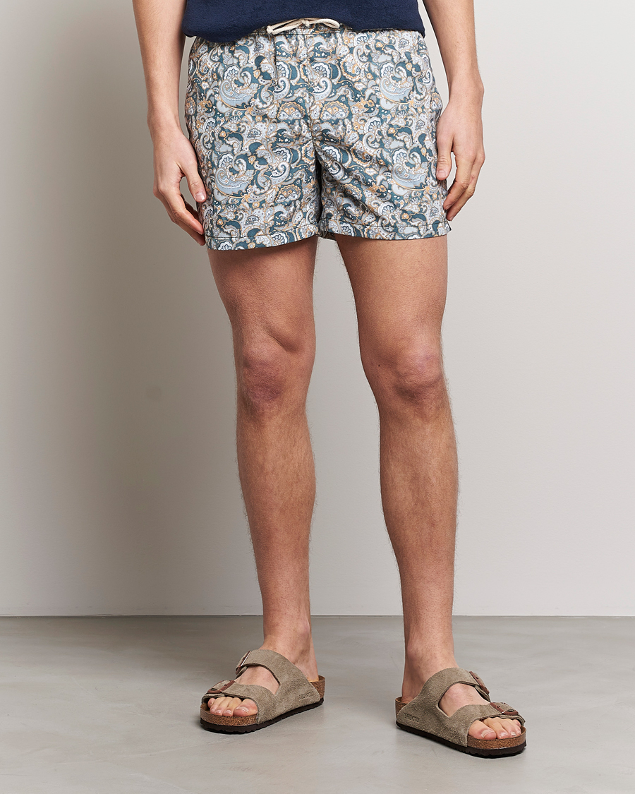 Uomini | Costumi da bagno | Ripa Ripa | Printed Swimshorts Green