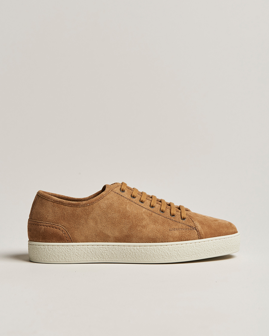 Uomini | John Lobb Stockwell Sneakers Cider Suede | John Lobb | Stockwell Sneakers Cider Suede