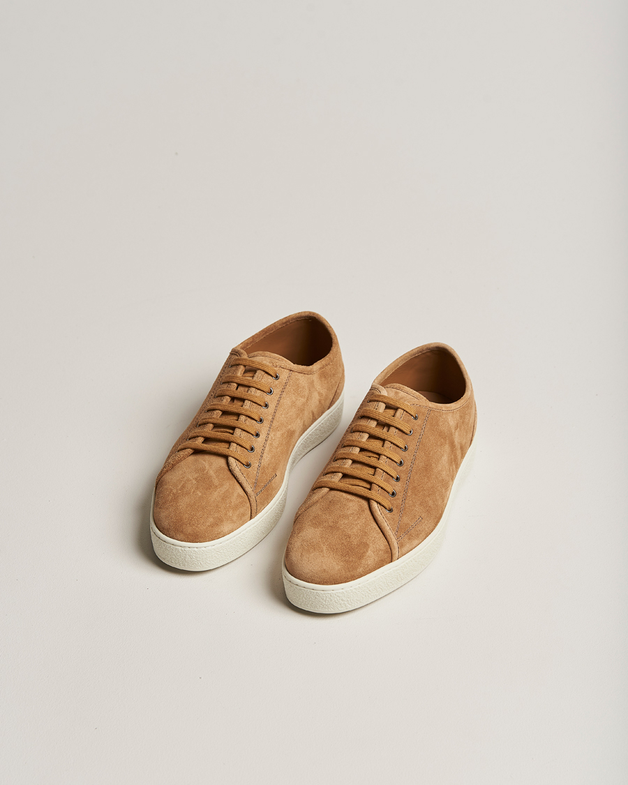 Uomini | John Lobb Stockwell Sneakers Cider Suede | John Lobb | Stockwell Sneakers Cider Suede