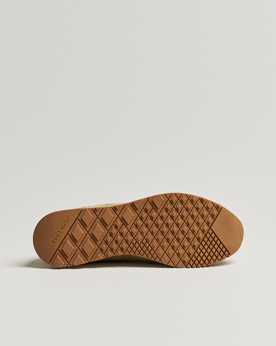 Uomini | John Lobb Hurlingham Running Sneakers Moss Suede | John Lobb | Hurlingham Running Sneakers Moss Suede