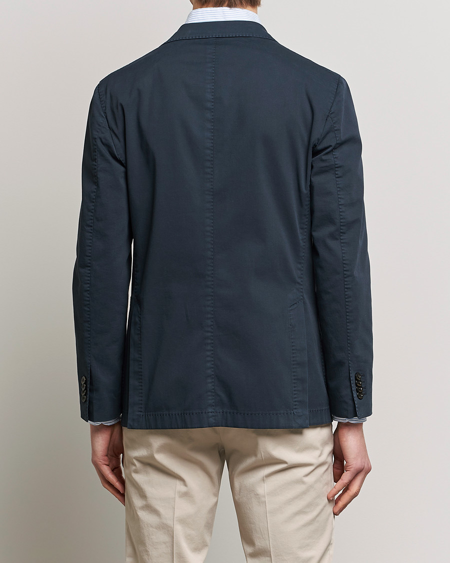 Uomini | Blazers | Boglioli | K Jacket Cotton Stretch Blazer Navy