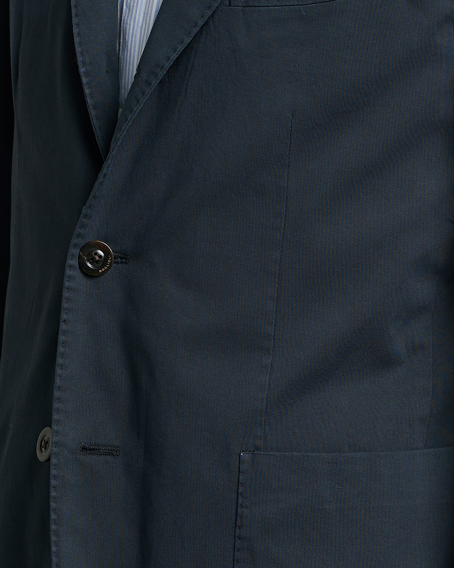 Uomini | Blazers | Boglioli | K Jacket Cotton Stretch Blazer Navy