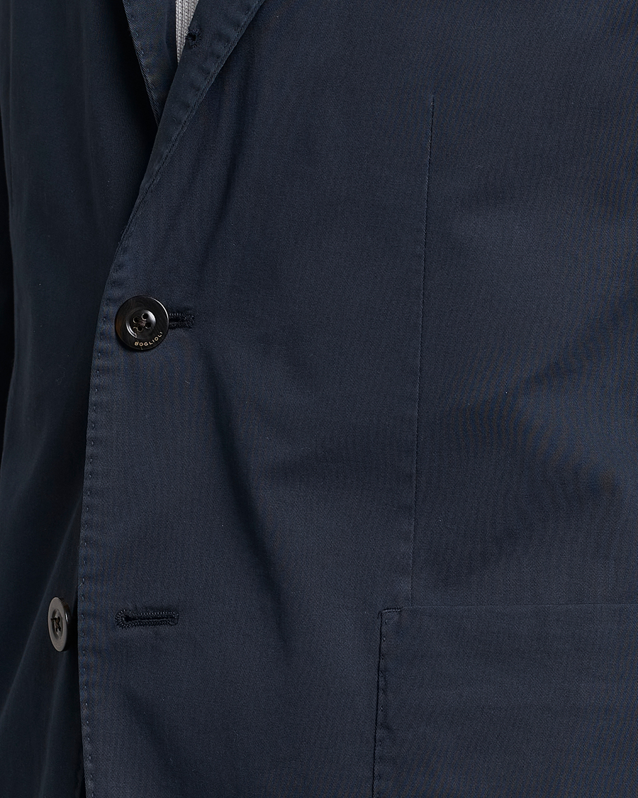 Uomini | Abiti | Boglioli | K Jacket Cotton Stretch Suit Navy