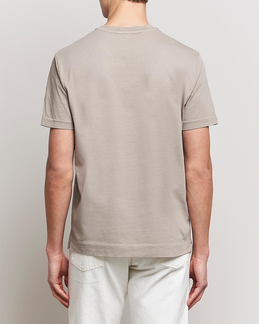 Uomini | T-shirt | Boglioli | Short Sleeve T-Shirt Washed Grey