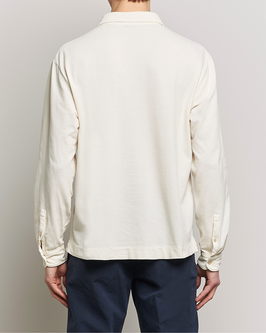 Uomini | Maglieria | Boglioli | Long Sleeve Polo Beige