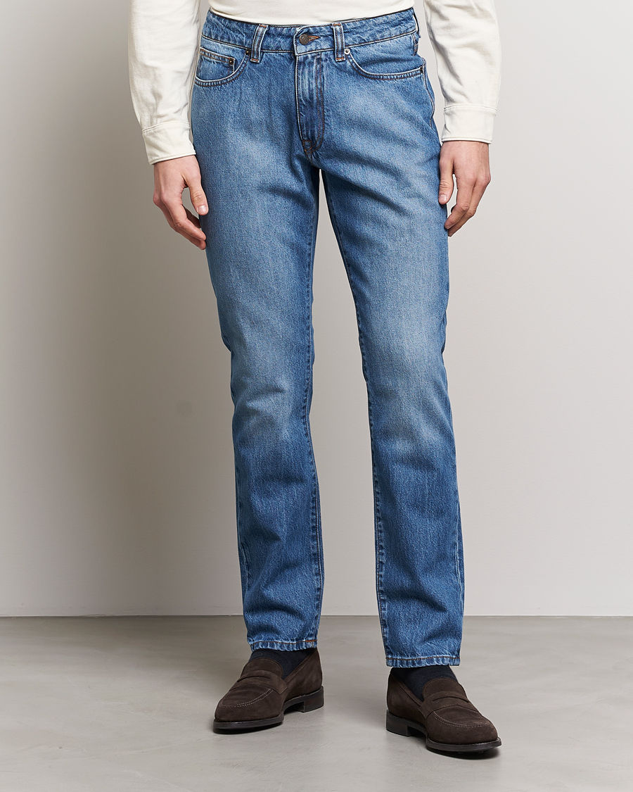 Uomini | Jeans | Boglioli | Denim Jeans Medium Wash