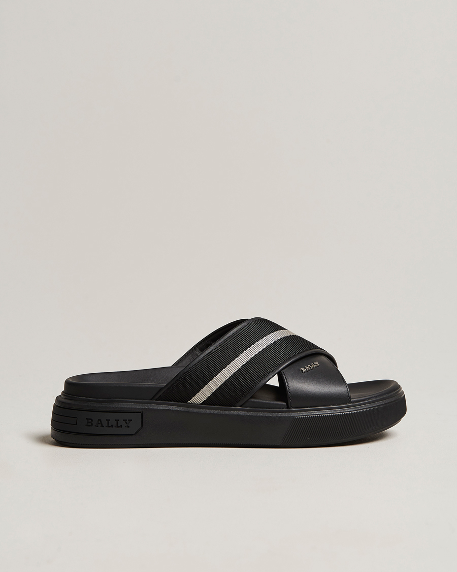 Uomini | Bally Jake Sandal Black | Bally | Jake Sandal Black