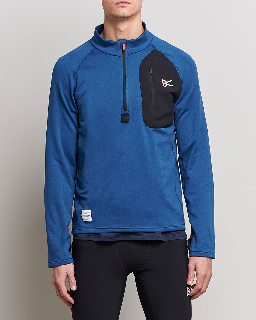 Uomini | Maglieria | District Vision | Luca Thermal Fleece Navy