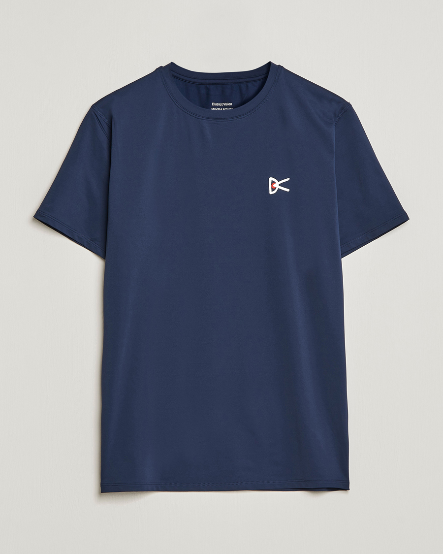 Uomini | T-shirt | District Vision | Deva-Tech Short Sleeve T-Shirt Navy